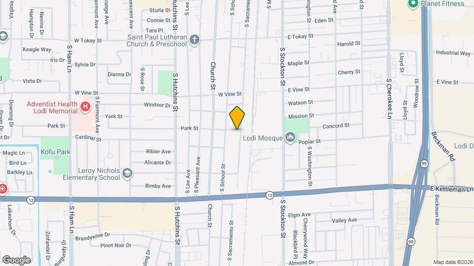 6 Park St Map and Location Details