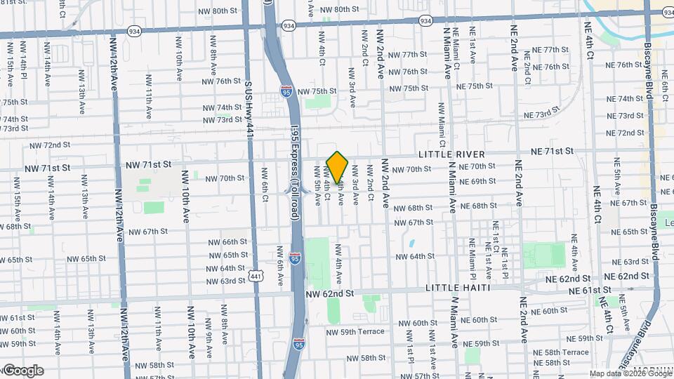 401 NW 69th St Map and Location Details