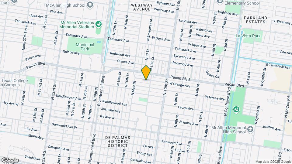 1209 W Orange Ave Mapa y Detalles de la Ubicación
