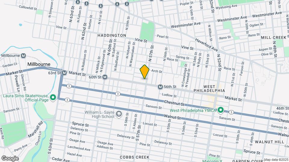 12 N 57th St Map and Location Details