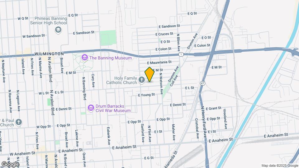 1101 E L St Mapa y Detalles de la Ubicación