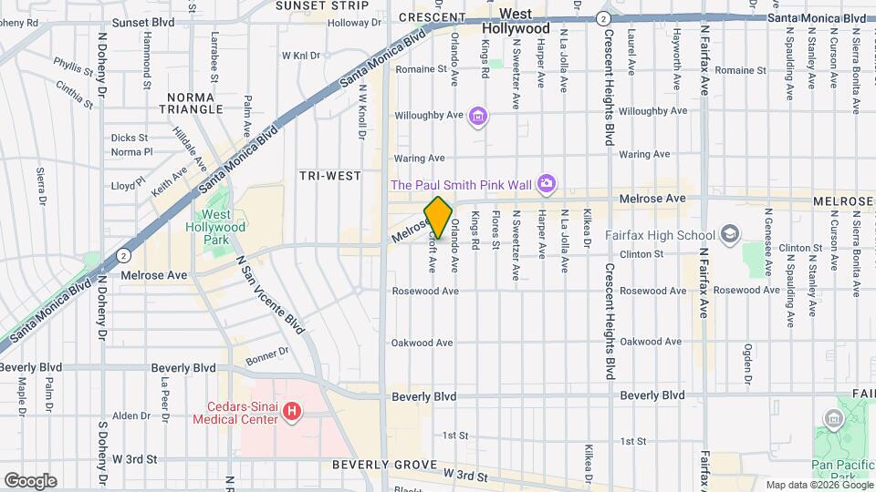 560 Croft Ave Map and Location Details