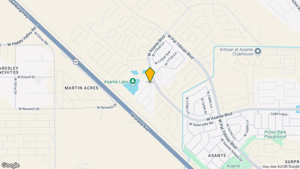 25696 N 173rd Ln Map and Location Details