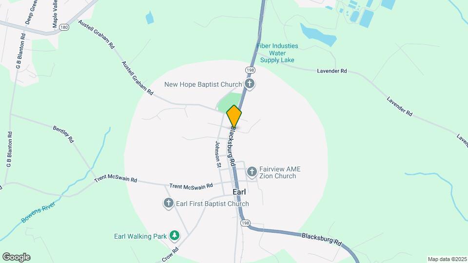2701 Blacksburg Rd Map and Location Details
