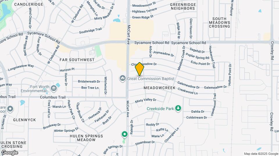 3309 Galemeadow Dr Map and Location Details