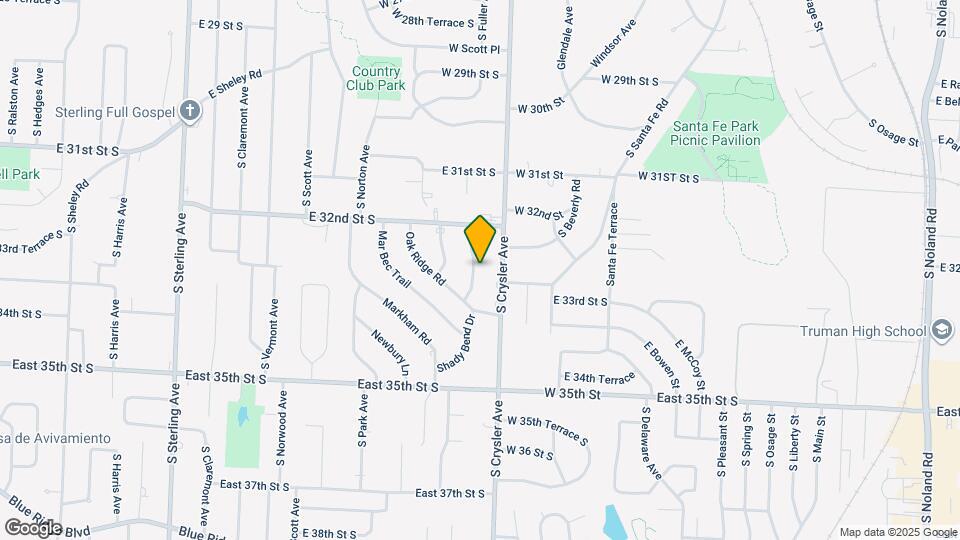 3233 Shady Bend Dr Map and Location Details