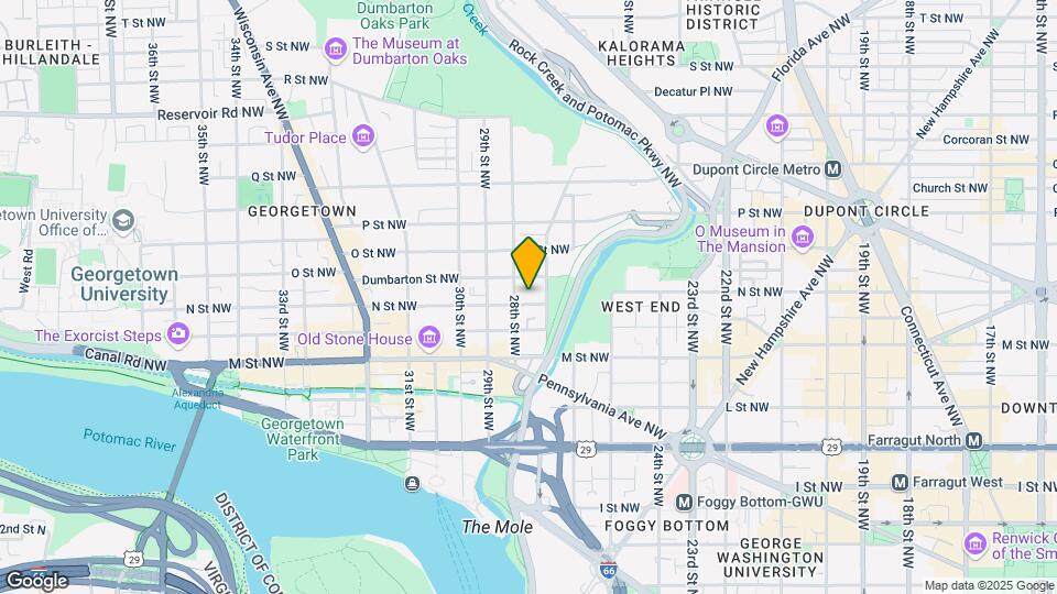 2715 N St NW Mapa y Detalles de la Ubicación