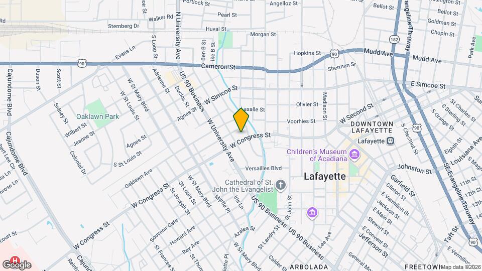 1110 W Congress St Map and Location Details