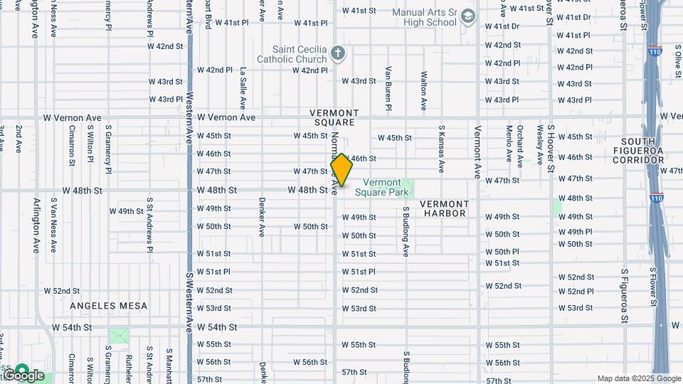 4720 S Normandie Ave, Unit #4 Map and Location Details
