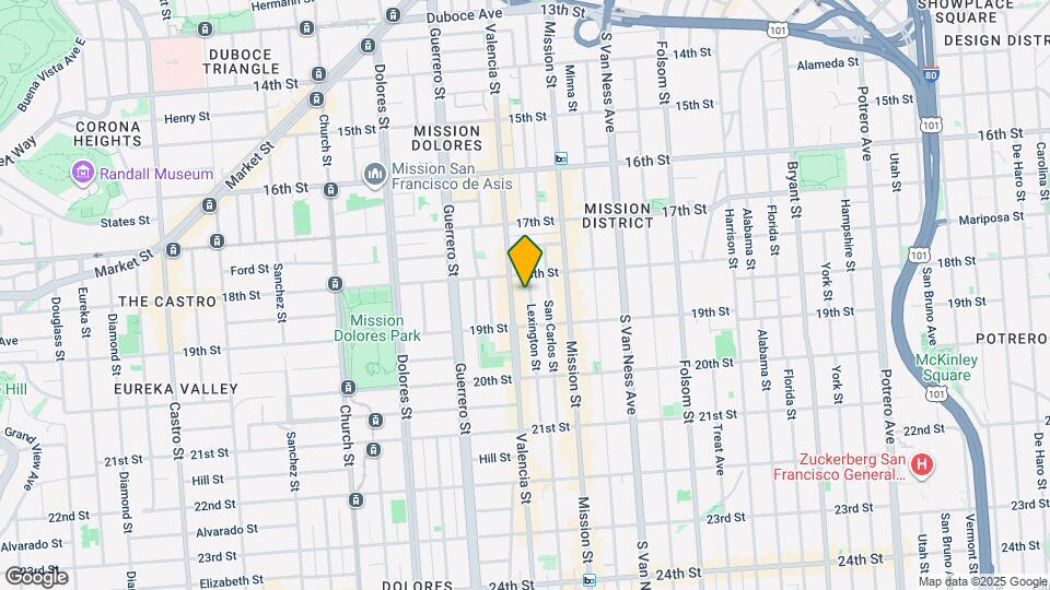 134B Lexington St Map and Location Details