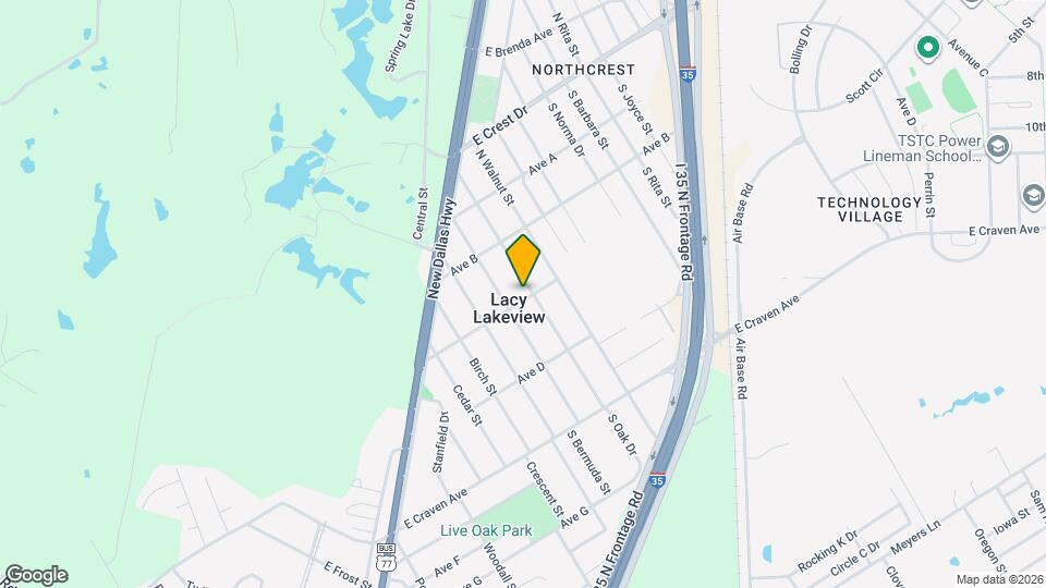 300 N Oak Dr Mapa y Detalles de la Ubicación