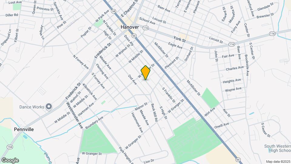 319 Centennial Ave Map and Location Details