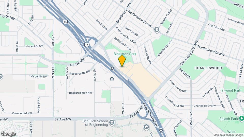 3830 Brentwood Rd NW Map and Location Details