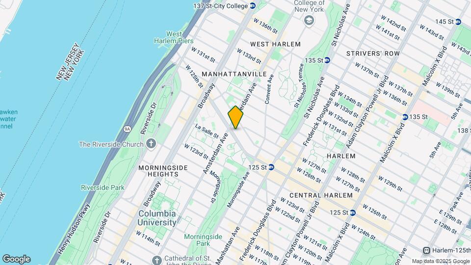 463 W 125th St Mapa y Detalles de la Ubicación