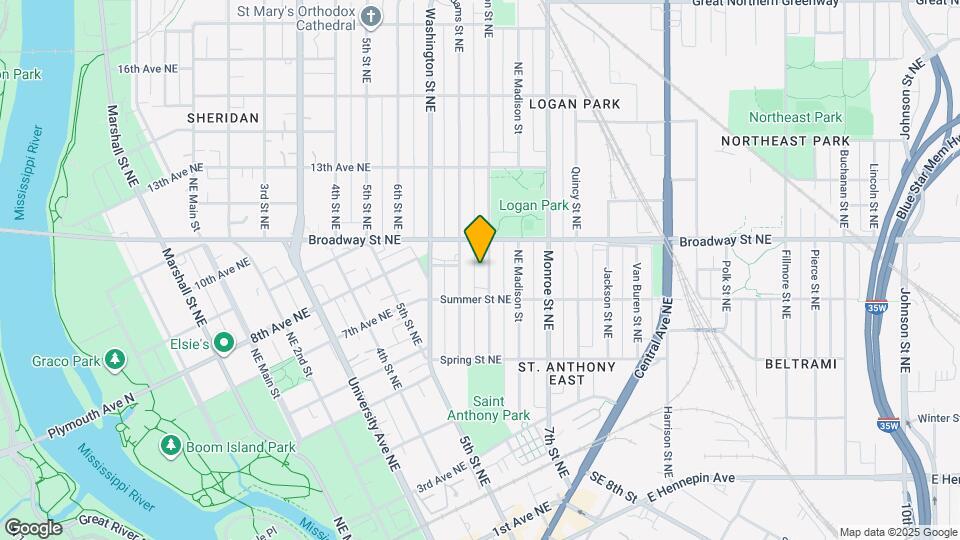 730 Jefferson St NE Map and Location Details