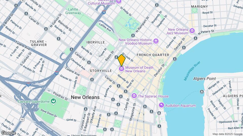 925 Bienville Ave Map and Location Details