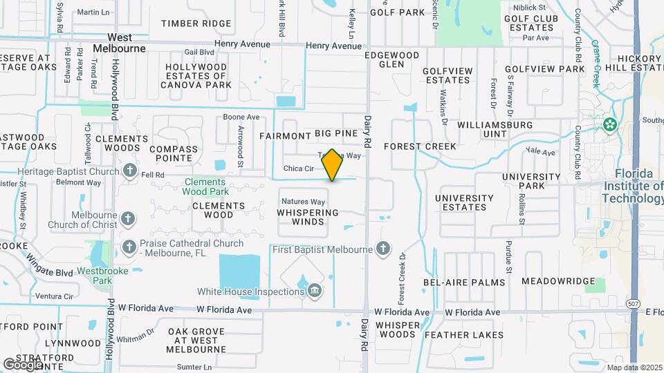 3615 Soft Breeze Cir Map and Location Details