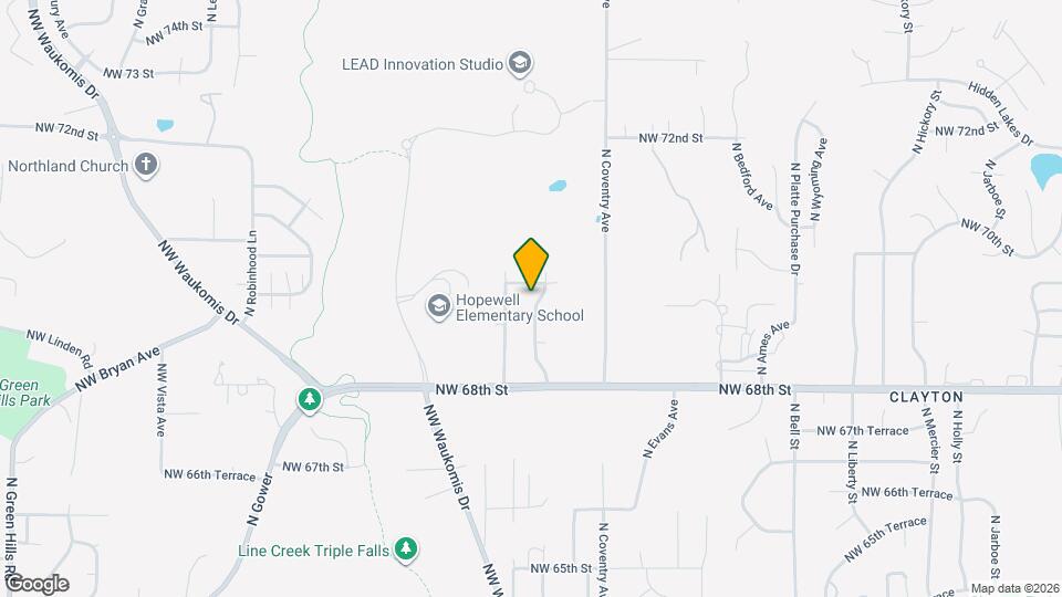 6916 N Pontiac Ave Map and Location Details