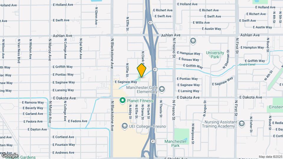Twin Palms Apartments Map and Location Details