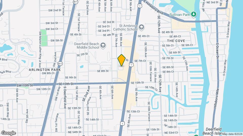 810 SE 7th St Map and Location Details