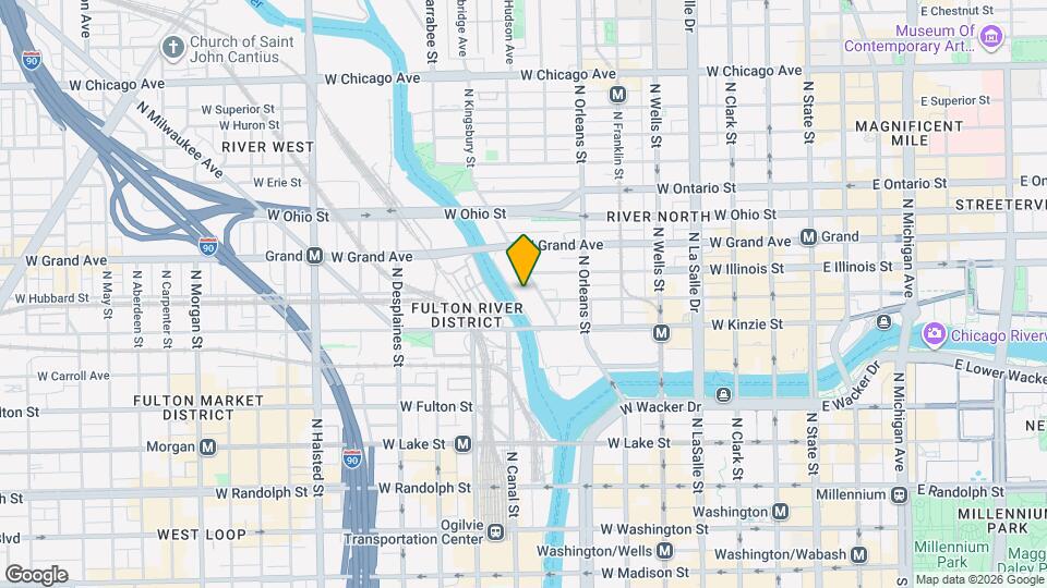 462 N Kingsbury St Mapa y Detalles de la Ubicación