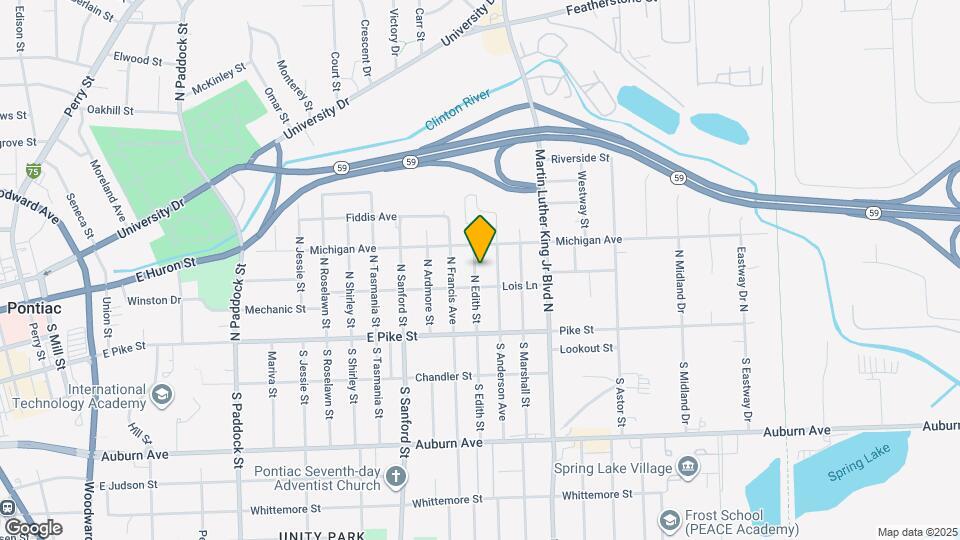 68 N Edith St, Unit 1 Map and Location Details