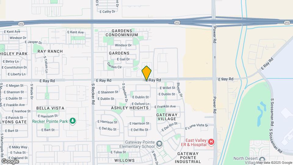 4314 E Megan St Map and Location Details