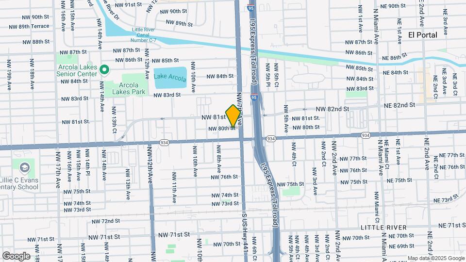 734 NW 80th St Mapa y Detalles de la Ubicación