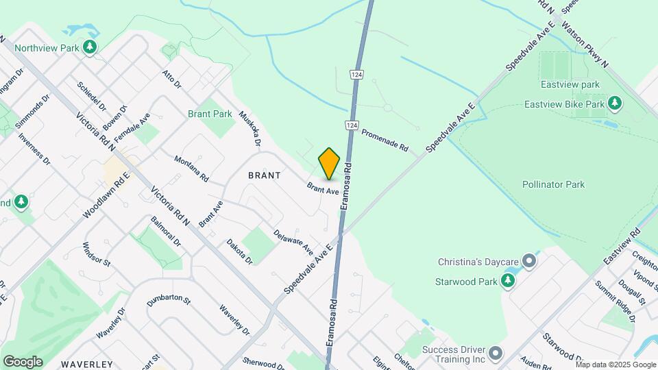 134 Brant Ave Map and Location Details