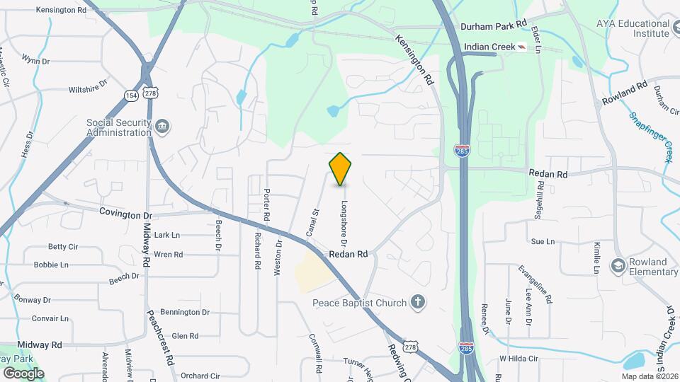 1089 Longshore Dr Map and Location Details