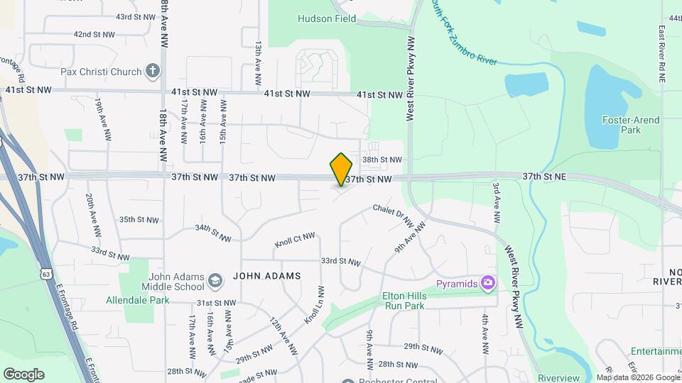 3607 10th Ln NW Map and Location Details