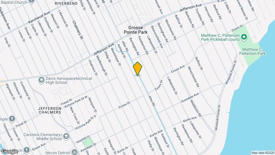 628 Ashland St Map and Location Details