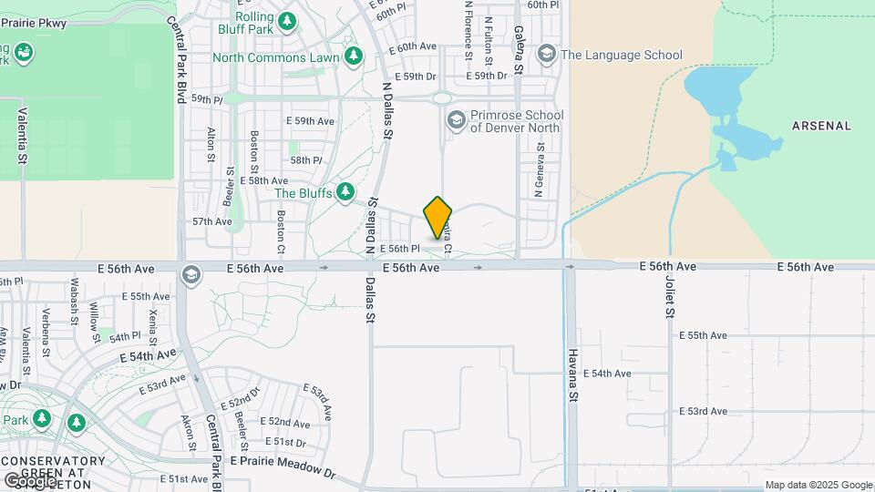 9839 E 56th Pl Mapa y Detalles de la Ubicación