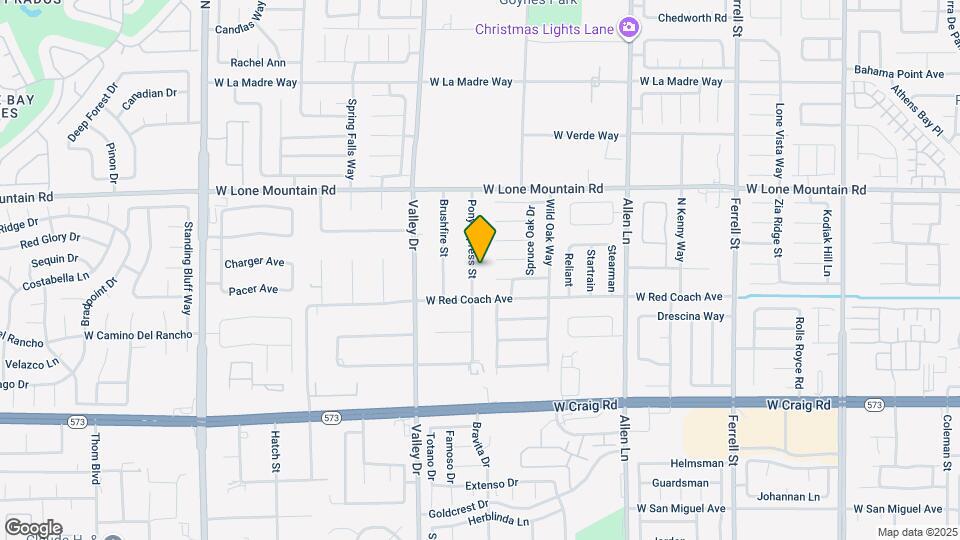 4628 Pony Express St Map and Location Details