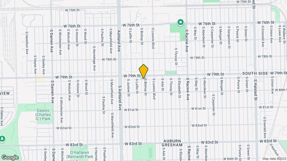 7912 S Bishop St, Unit 2F Map and Location Details