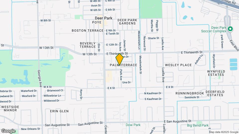 1502 Park Ave Map and Location Details