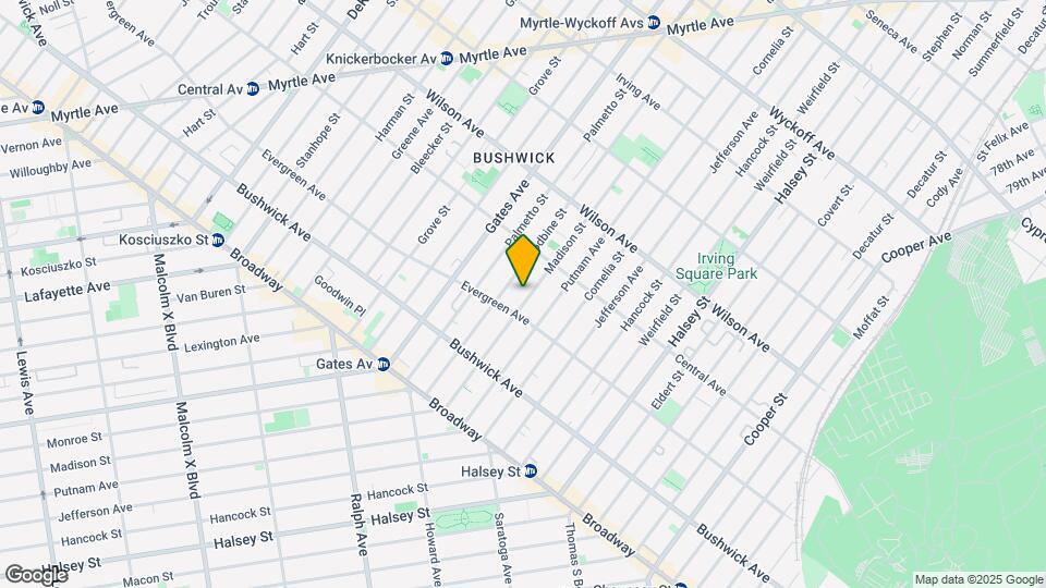 1091 Madison St Map and Location Details