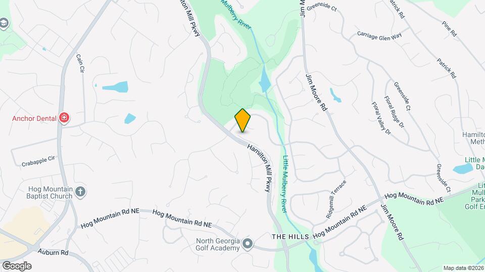 2213 Hamilton Mill Pkwy Map and Location Details