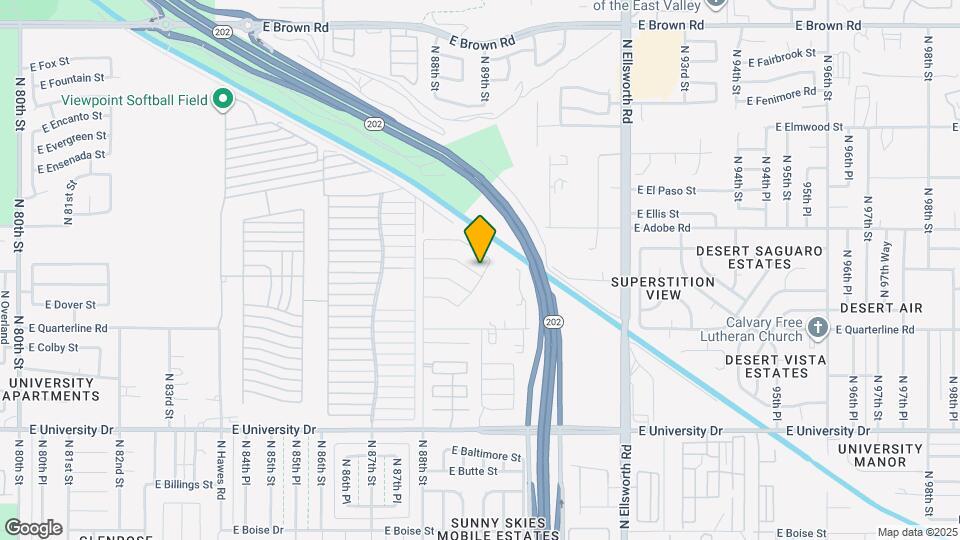 8860 E Dartmouth St Map and Location Details