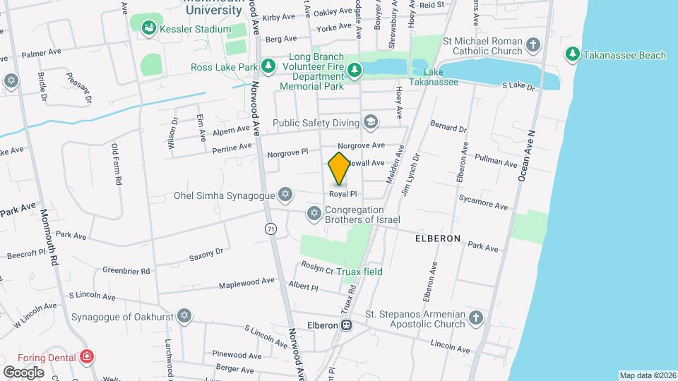 233 Royal Pl Map and Location Details