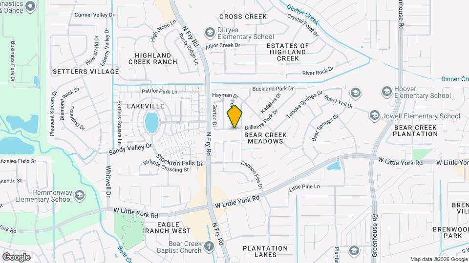 19715 Billineys Park Dr Map and Location Details