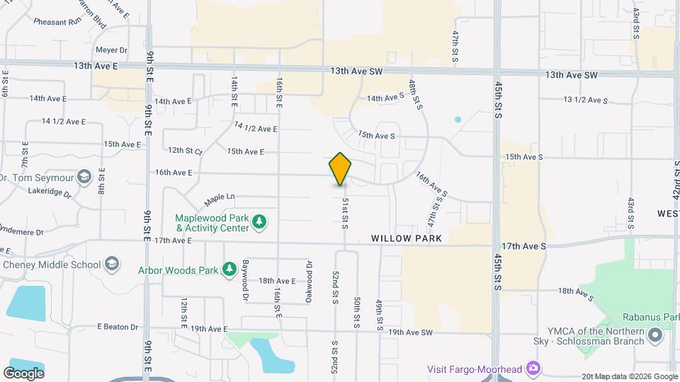 1607 51st St SW Map and Location Details