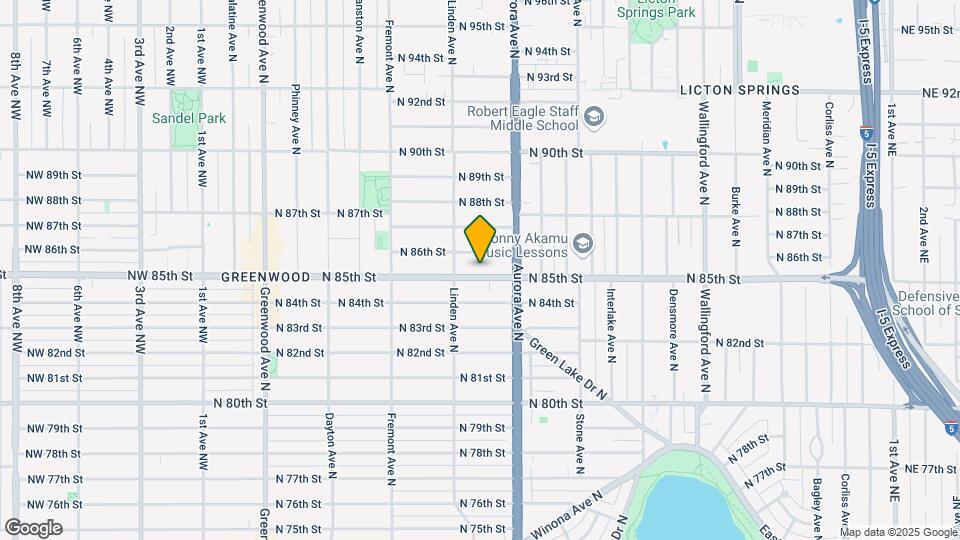 922 85th St Map and Location Details