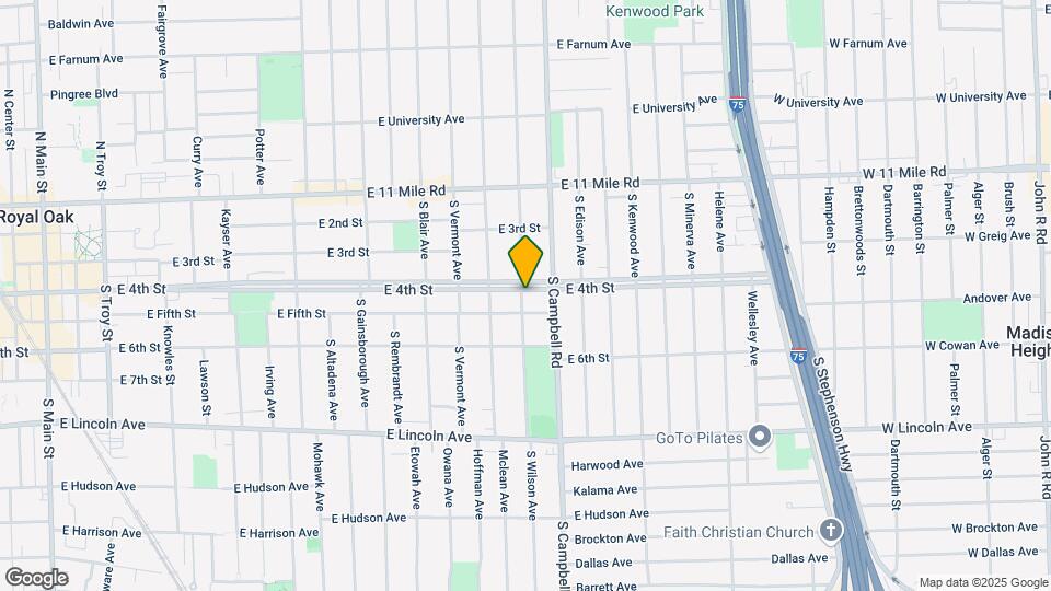 1600 E 4th St Mapa y Detalles de la Ubicación
