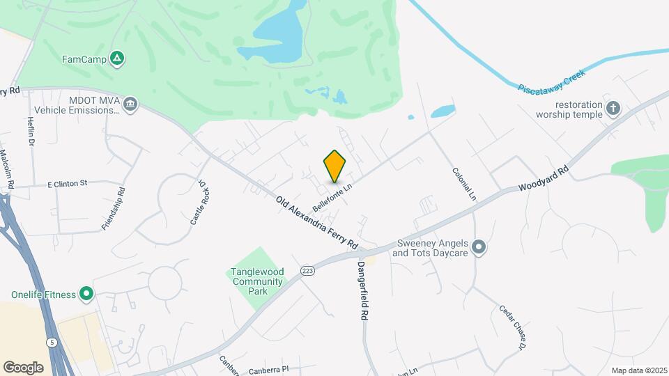 7912 Bellefonte Ln Map and Location Details