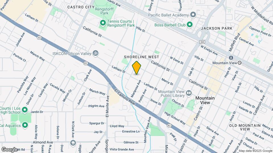 1638 Latham St Map and Location Details