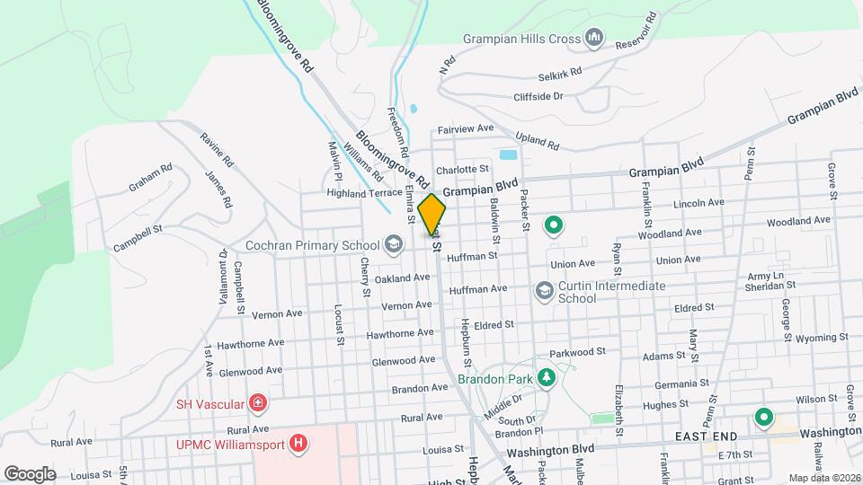 1203 Market St Map and Location Details