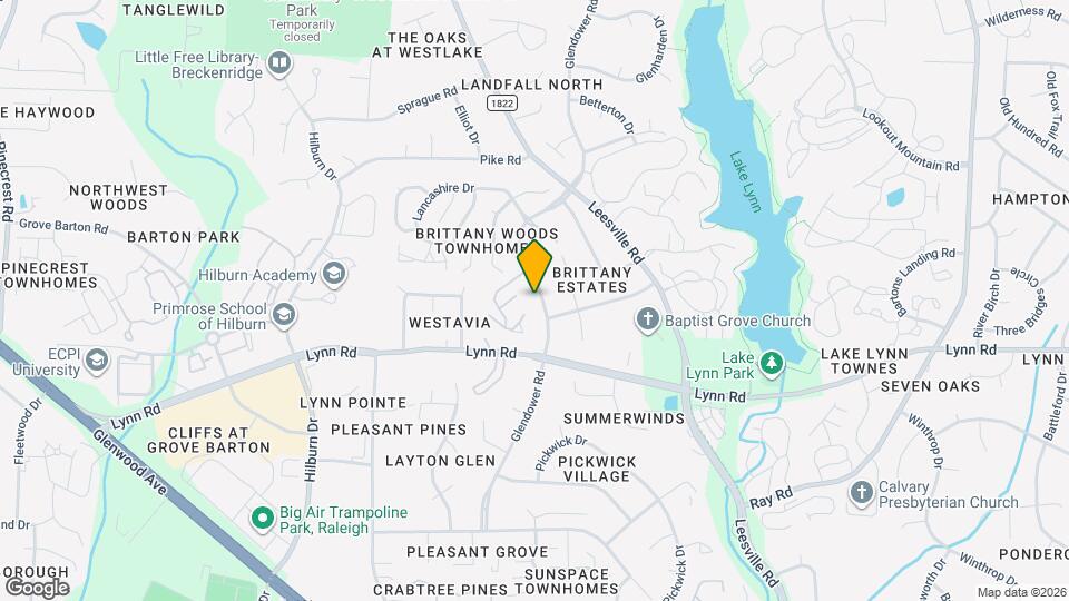 6909 Glendower Rd Map and Location Details