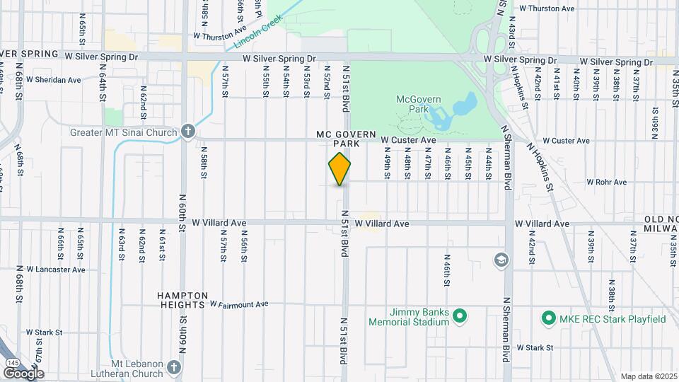 5267 N 51st Blvd Map and Location Details