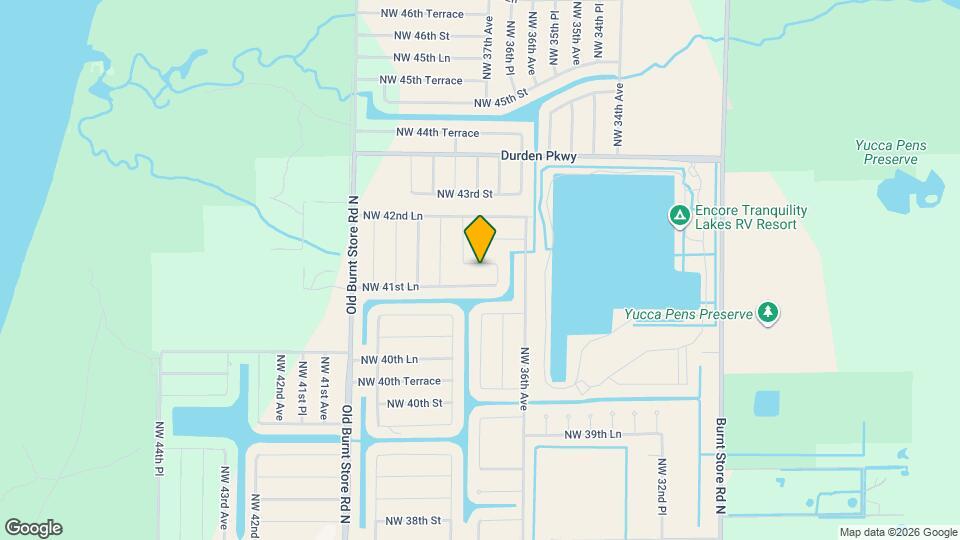 3702 NW 42nd St Map and Location Details